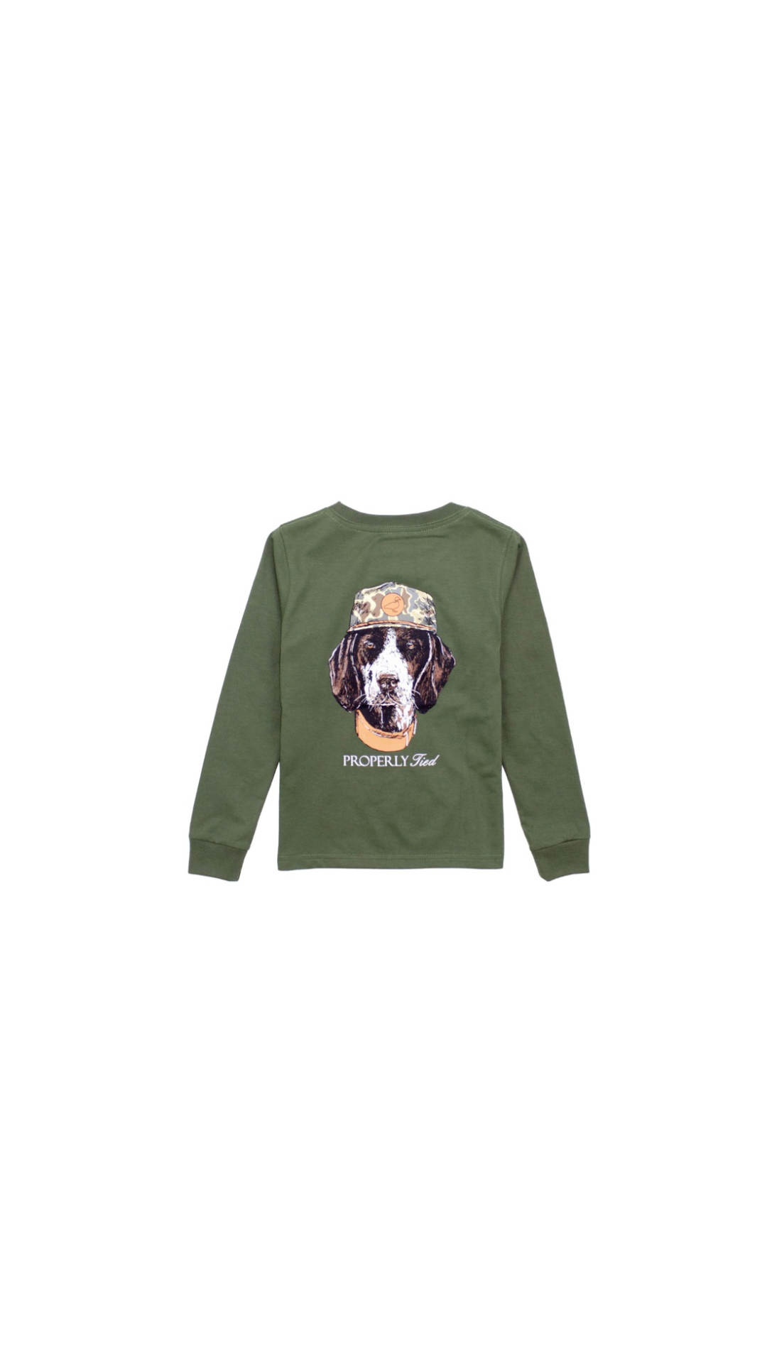 Boys Man's Best Friend Long Sleeve Olive