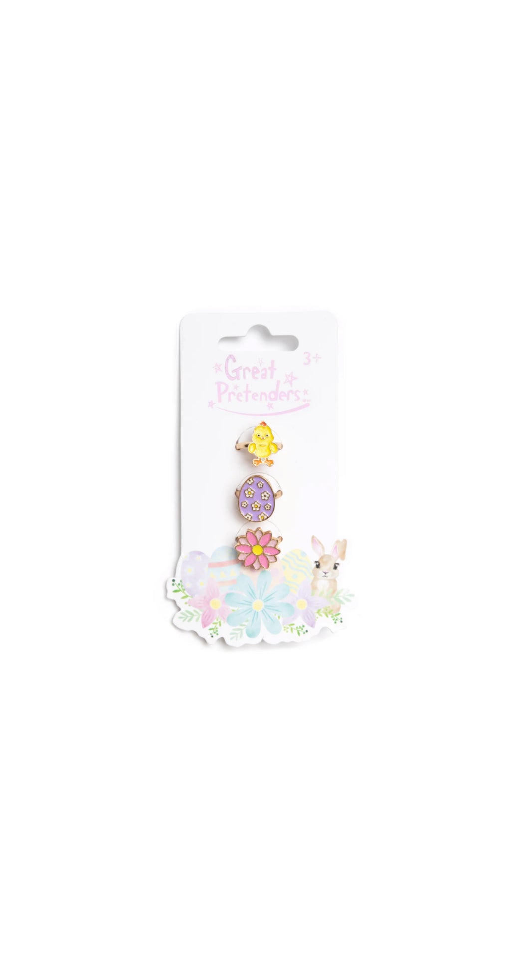 Easter Egg Rings, 3pc Set