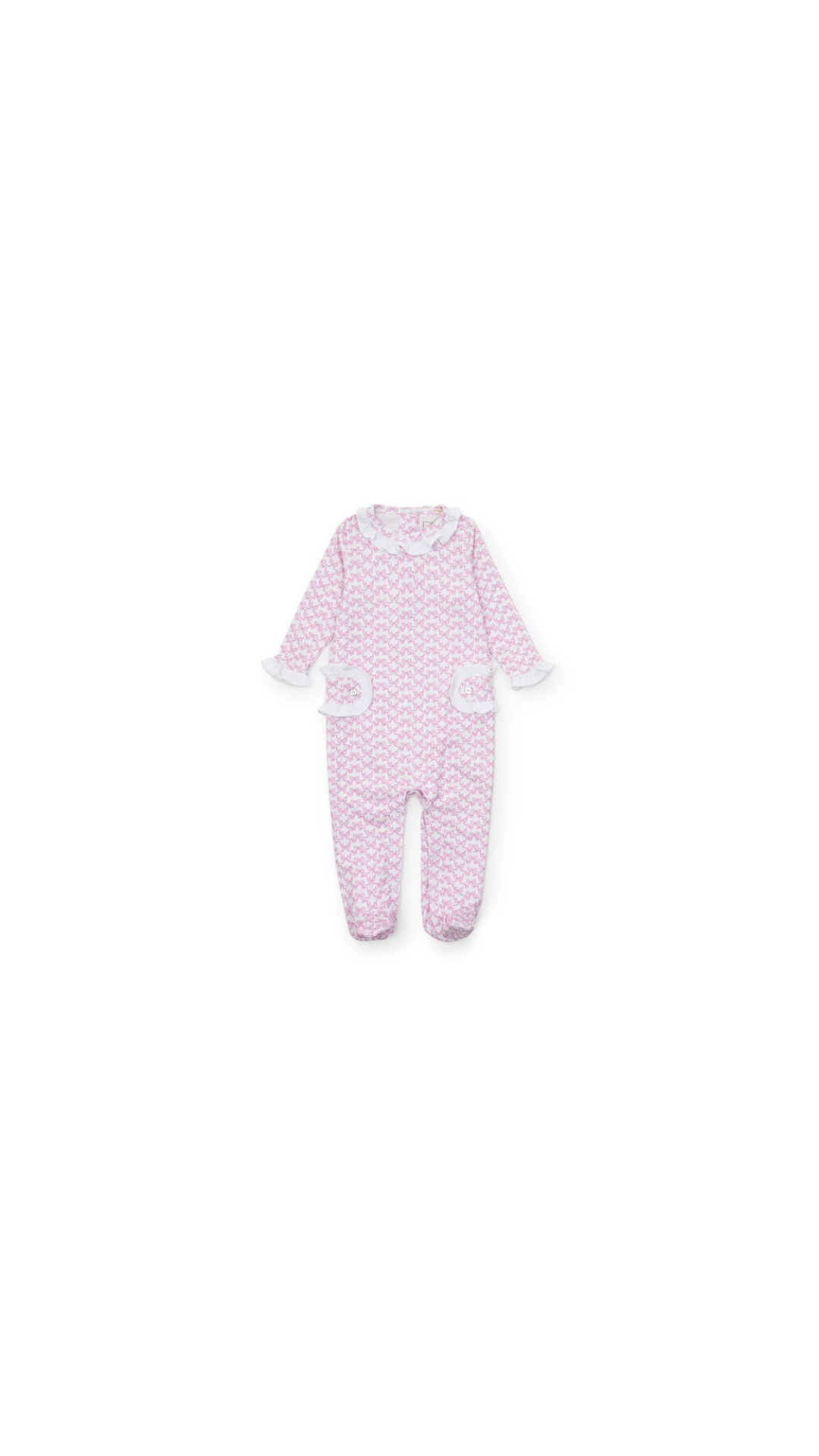 Lucy Girls Romper - Pretty Pink Bows