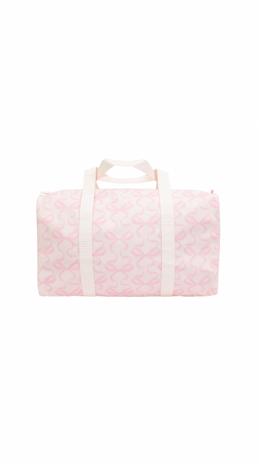 The Duffle Bag / Bows Pink on Pink