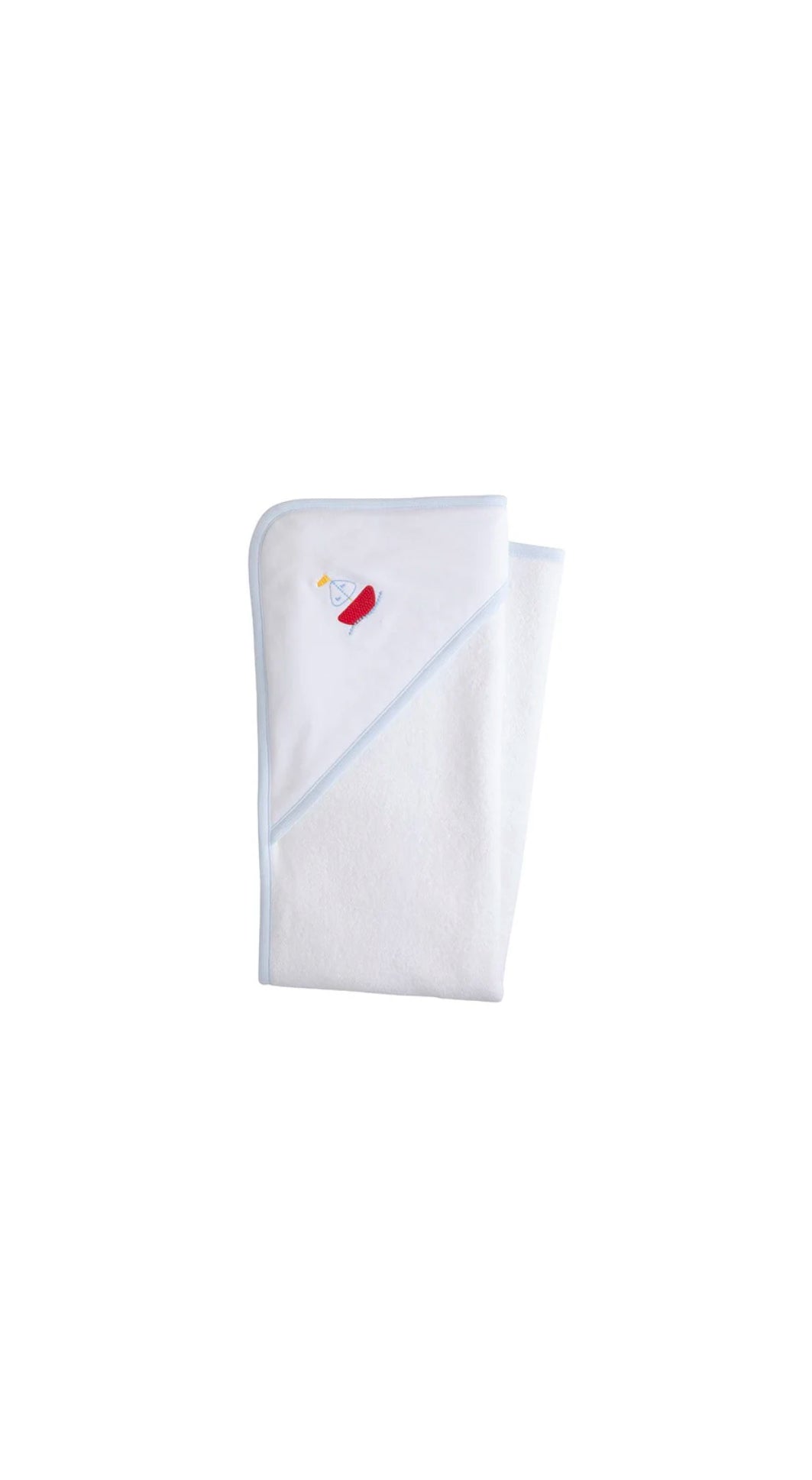 Hooded Towel - Sailboat