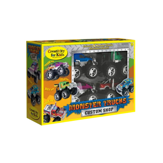 Decorate Monster Trucks Custom Shop Craft Kit for Kids