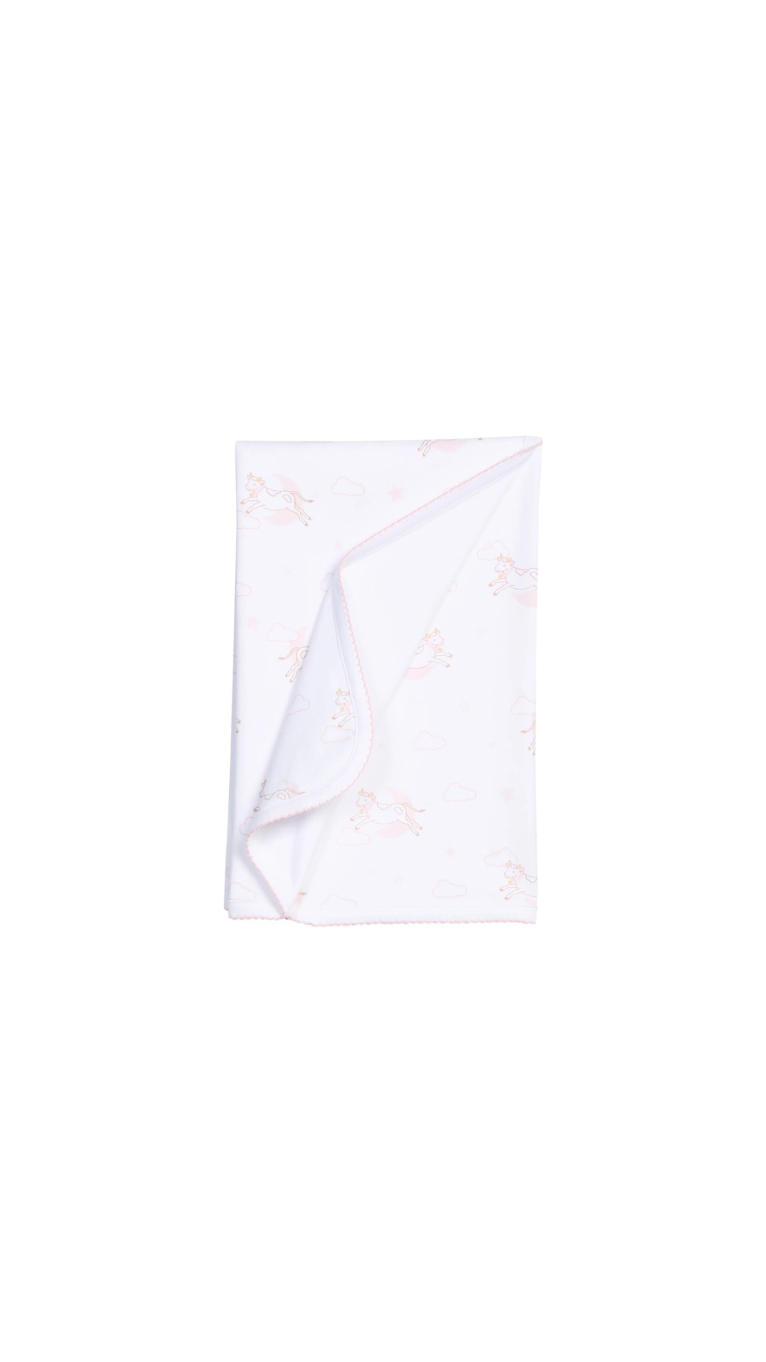 Printed Blanket - Pink Cow Jumping Over the Moon