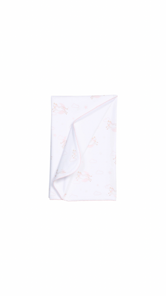 Printed Blanket - Pink Cow Jumping Over the Moon
