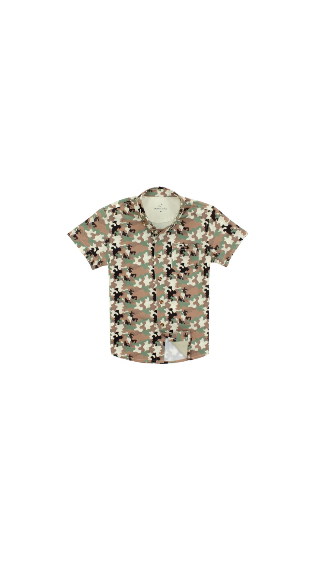 Boys Sportsman Field Shirt Delta Woodland Camo