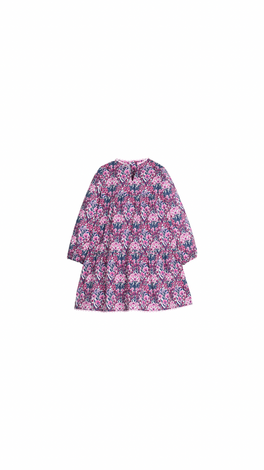 Long Sleeved Positano Dress - Foxcroft Winter Floral