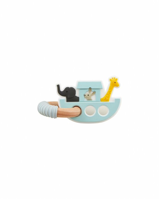 Blue Noahs Ark Silicone Teether