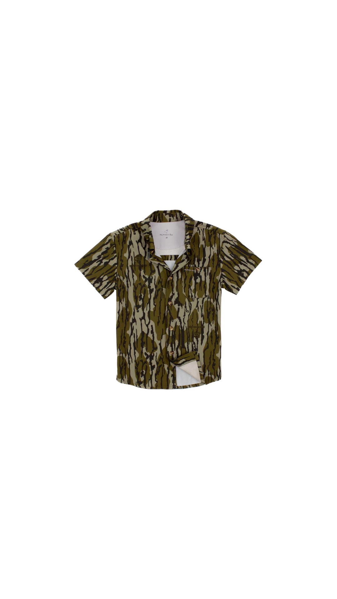 Boys Sportsman Field Shirt Mossy Oak Original Bottomland