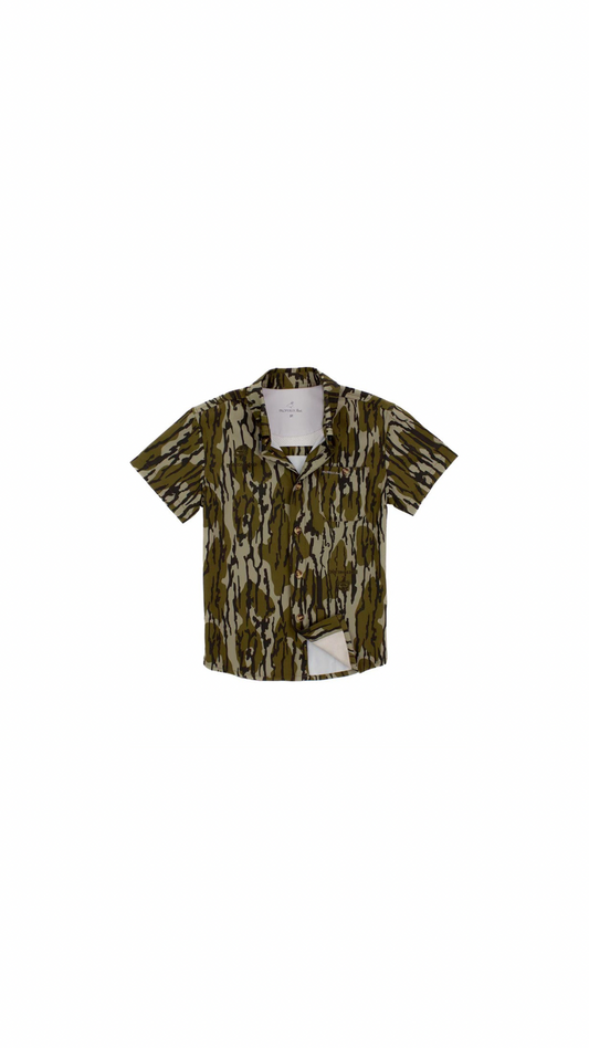 Boys Sportsman Field Shirt Mossy Oak Original Bottomland