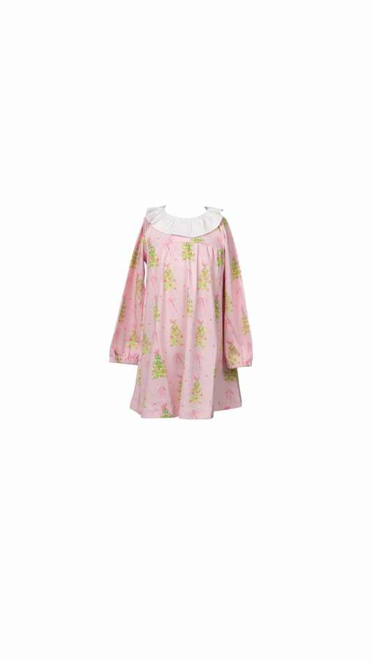 Pink Tinsel Long Sleeve Dress
