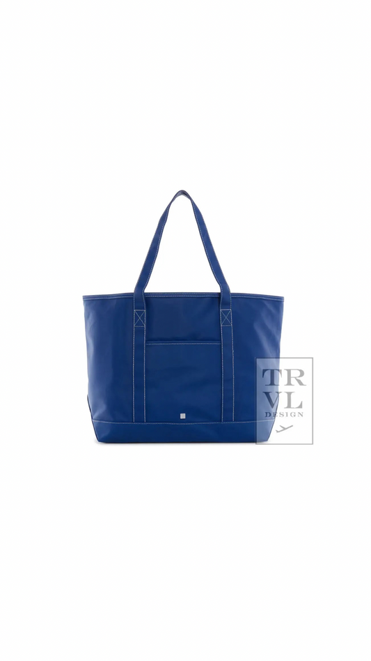 Maxi Tote Coated Canvas Large Blue Bell
