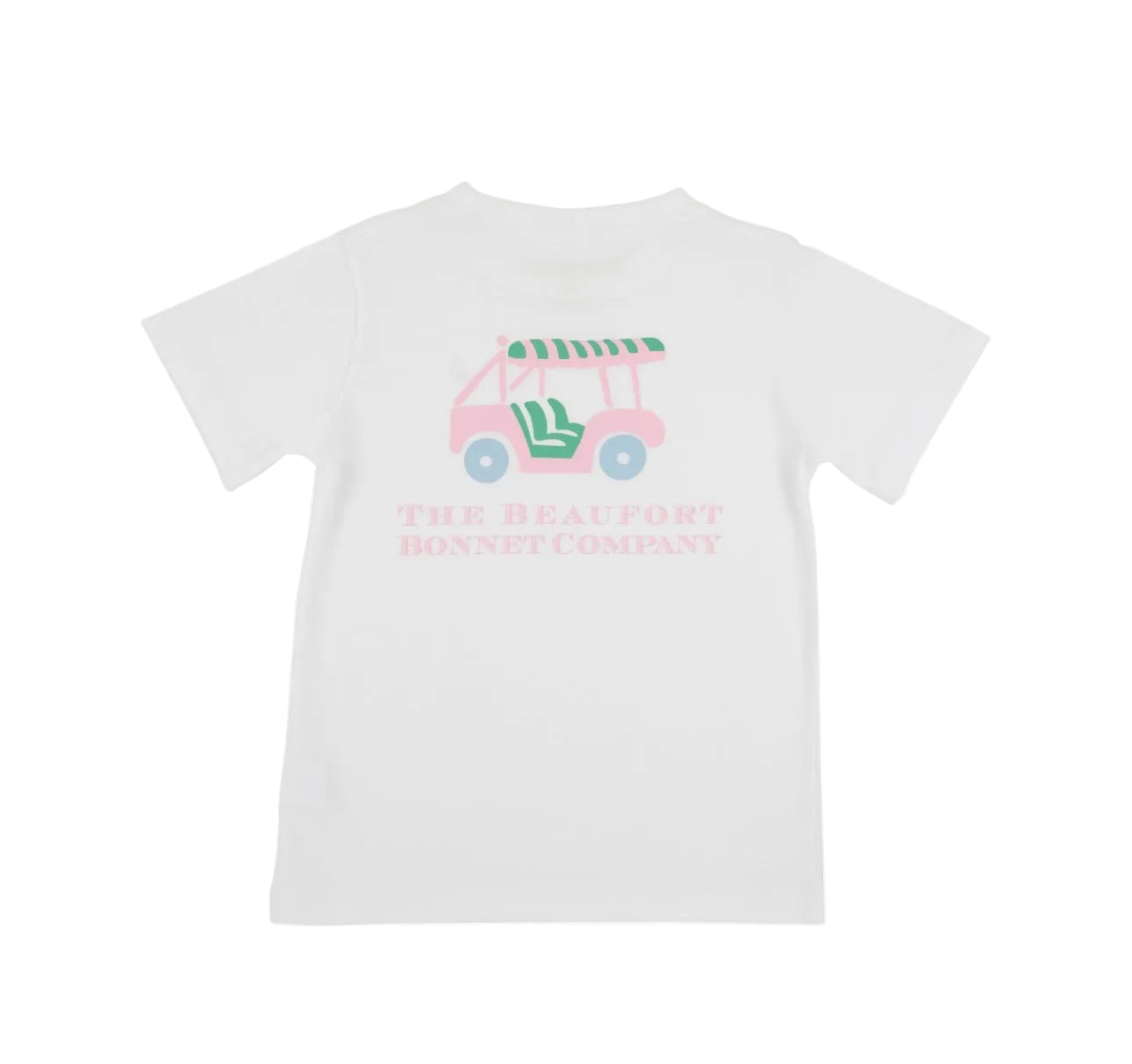 Sir Proper's T-Shirt Worth Ave White/Golf Cart