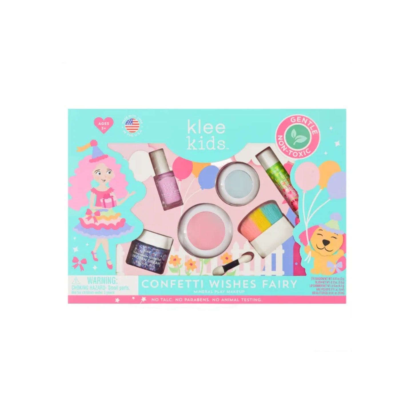 Confetti Wishes Fairy -Klee Kids Deluxe Play Makeup Kit