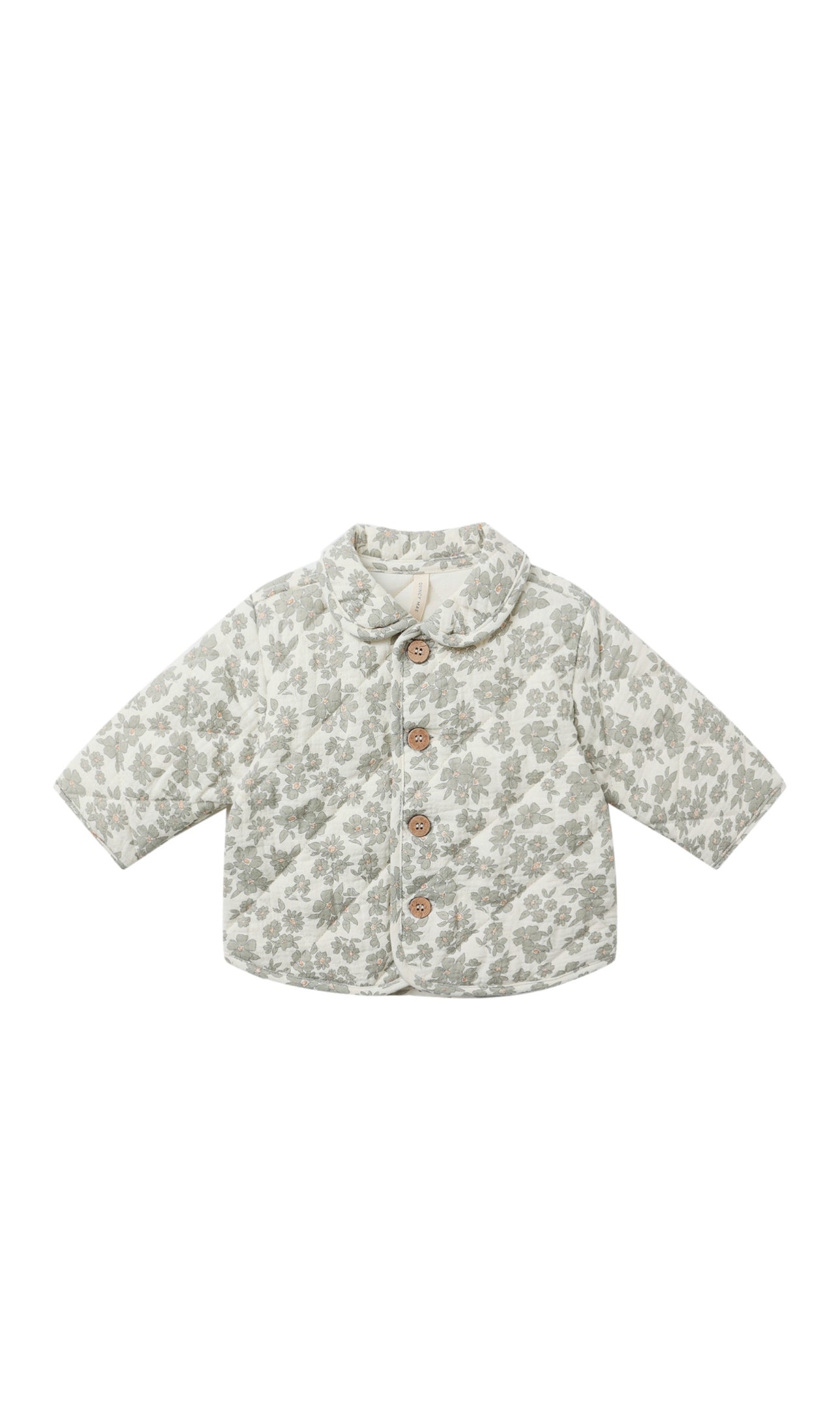 Quilted Jacket Green Floral