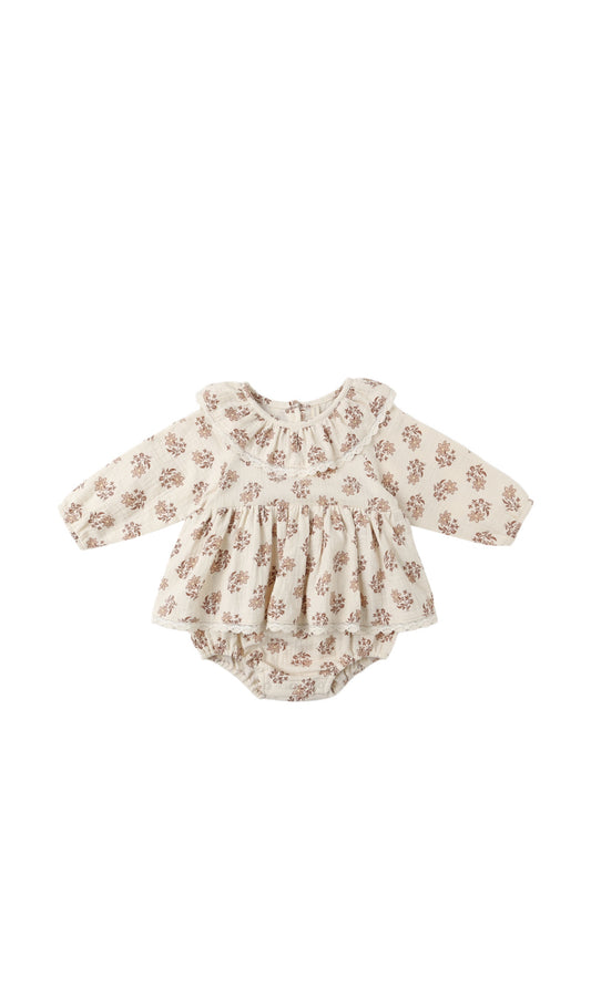 Thalia Romper Daylilly