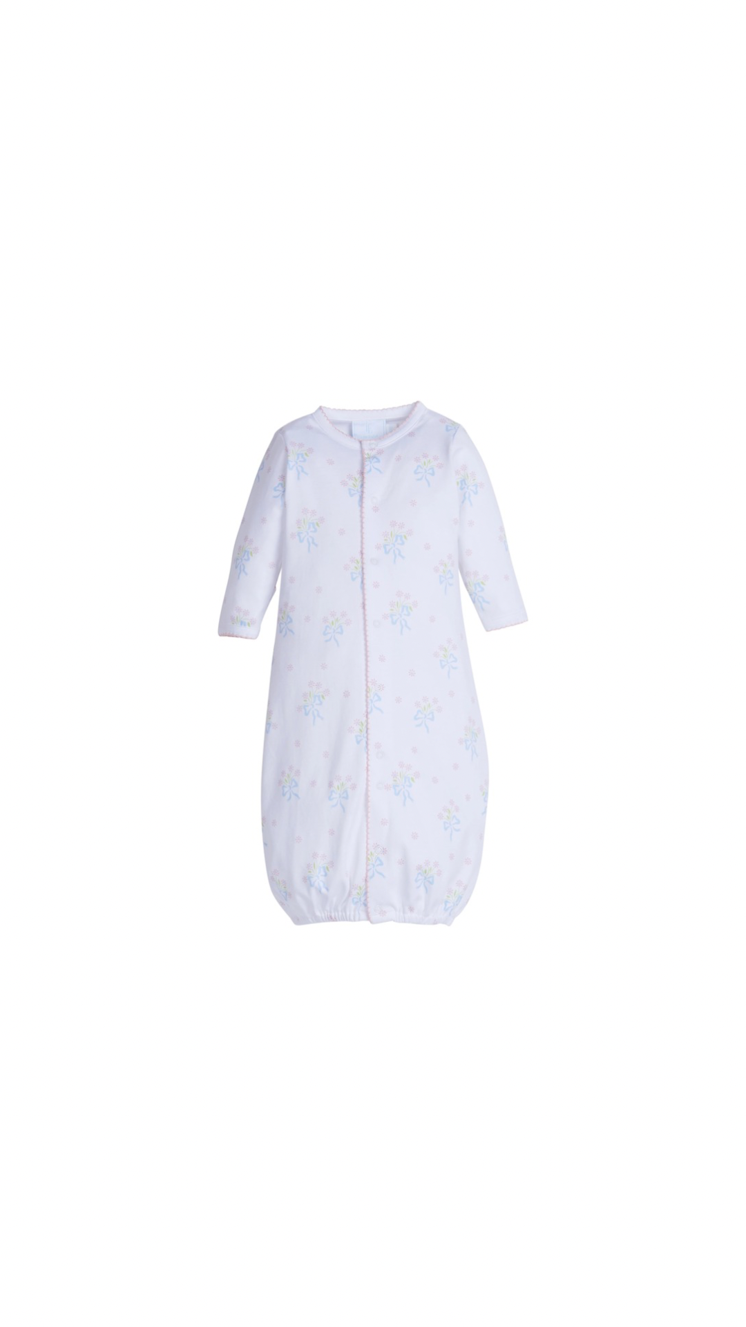 Converter Gown Blue Bow Bouquet