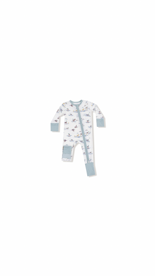 Migrating Mallards - 2 Way Zipper Romper