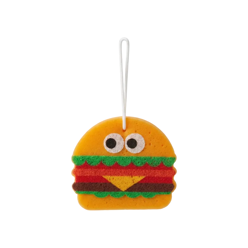 Squishy Bath Sponge - Burger
