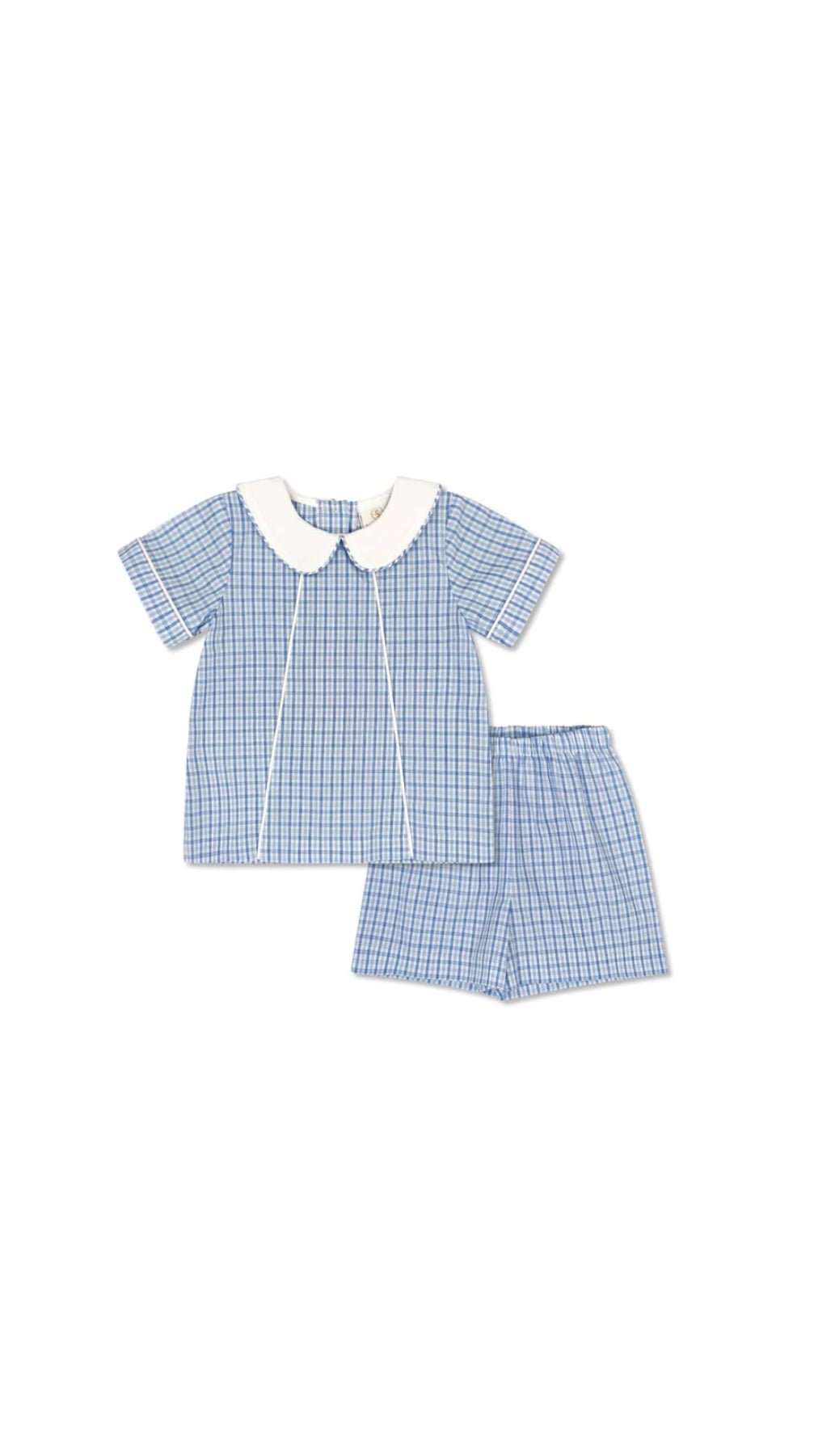 Adam Short Set Billings Blue Plaid