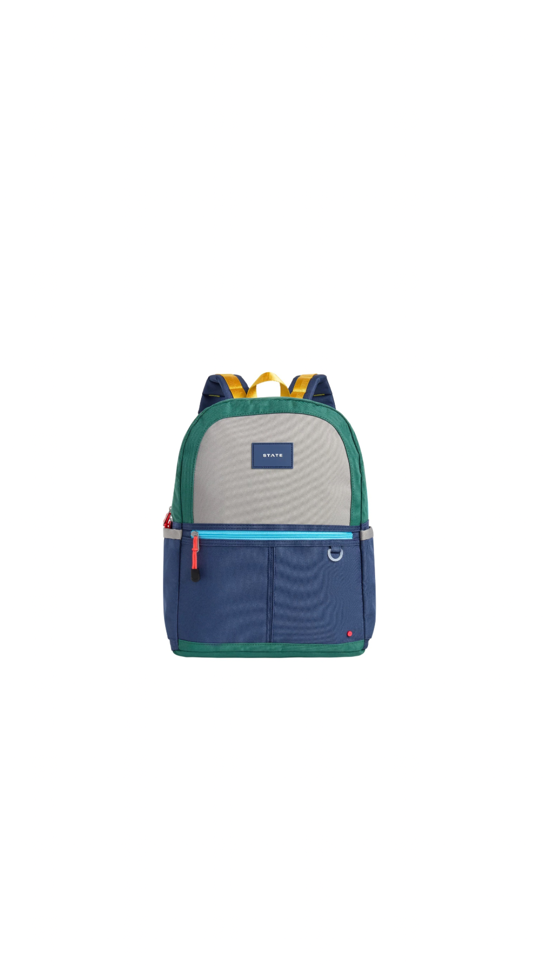 Kane Double Pocket Backpack Green/Navy