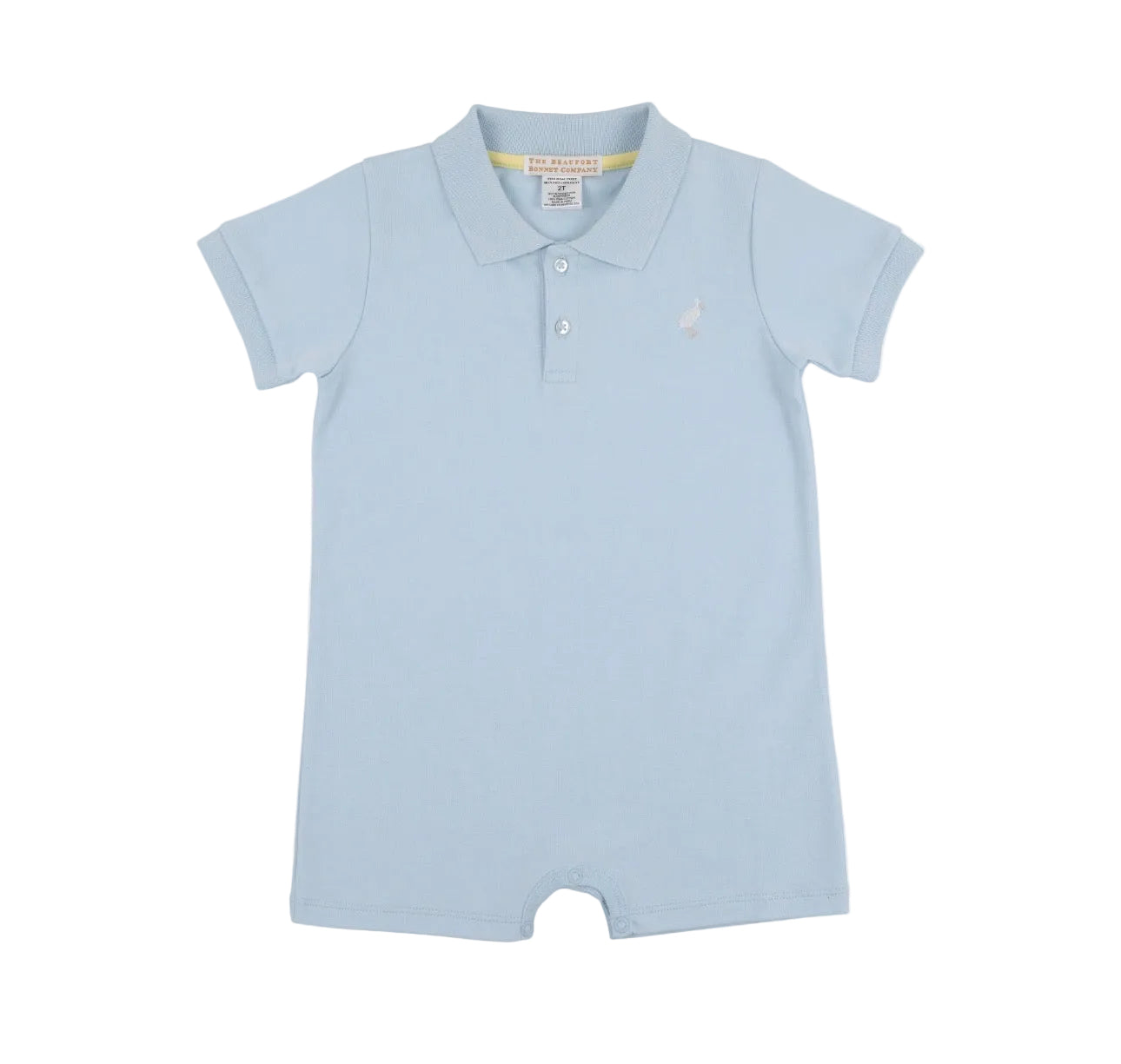Sir Propers Romper - Pima Buckhead Blue