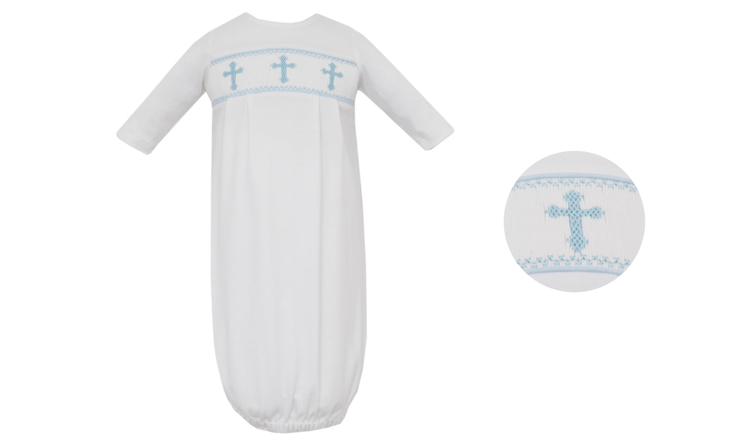 Crosses Boy White Knit Boy Sac