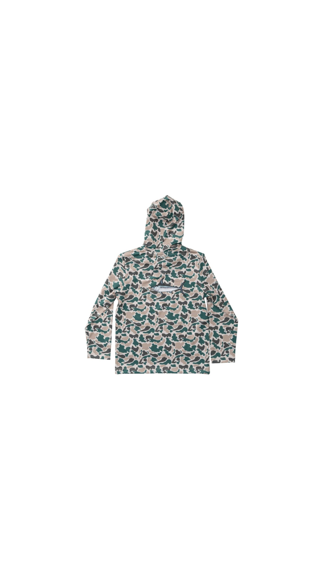 Kid's Pro Performance Hoodie T-Shirt Neutral Break Point Camo