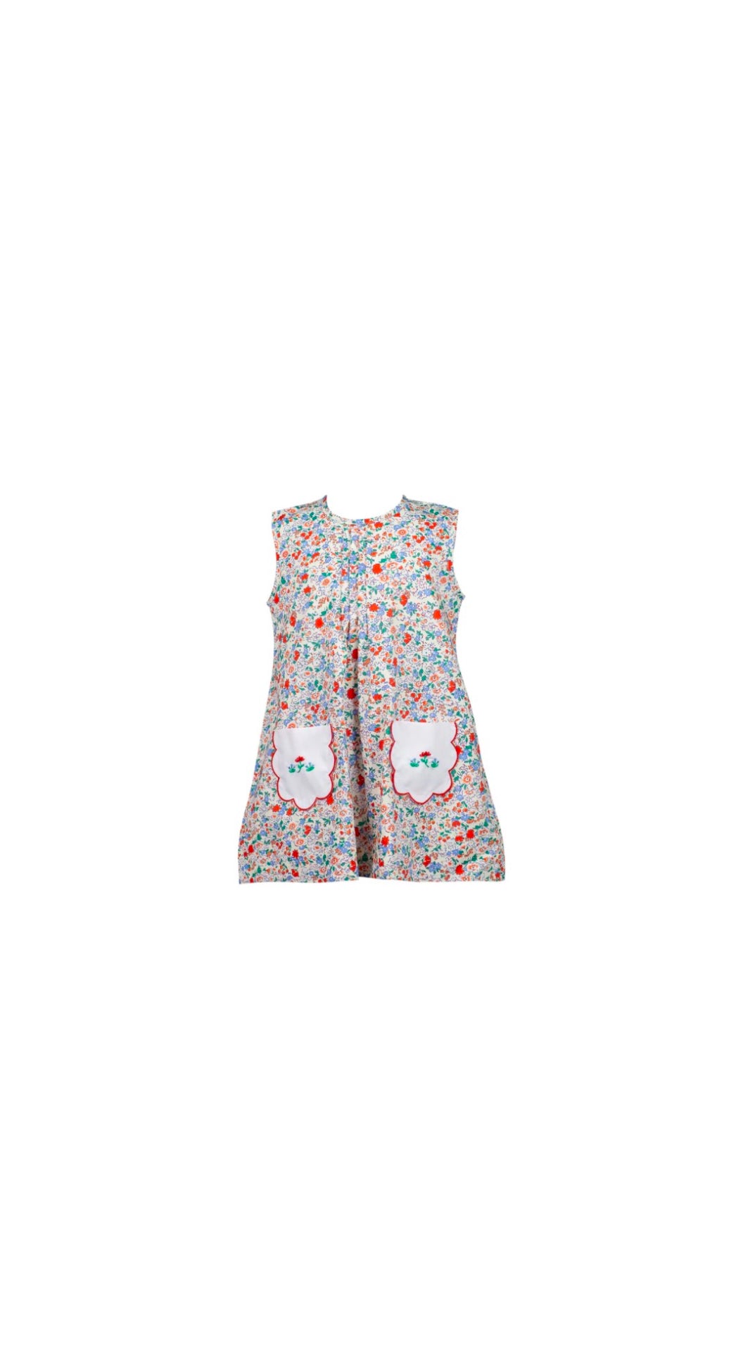 Rosie Red Floral Aline Dress