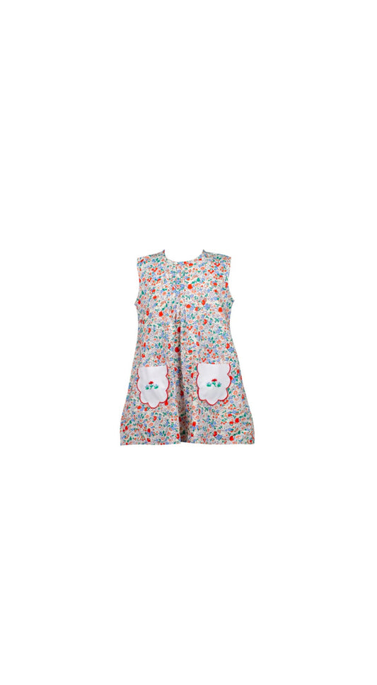 Rosie Red Floral Aline Dress