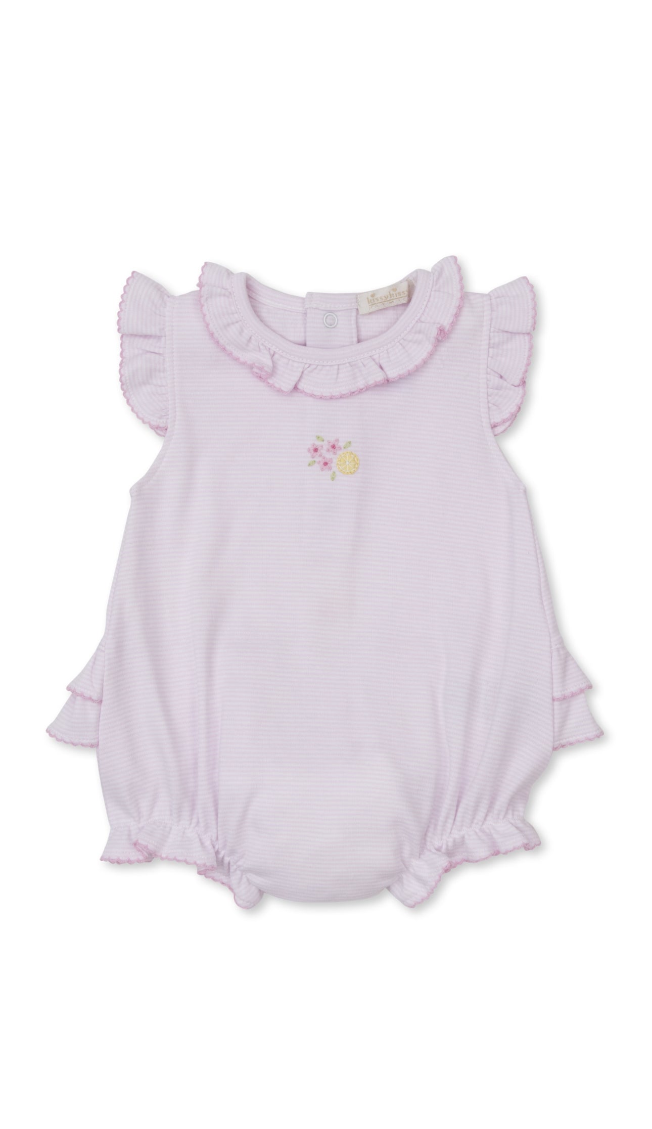 SCE Lemon Bloss-Bubble Pink with Hand Emb Stripe