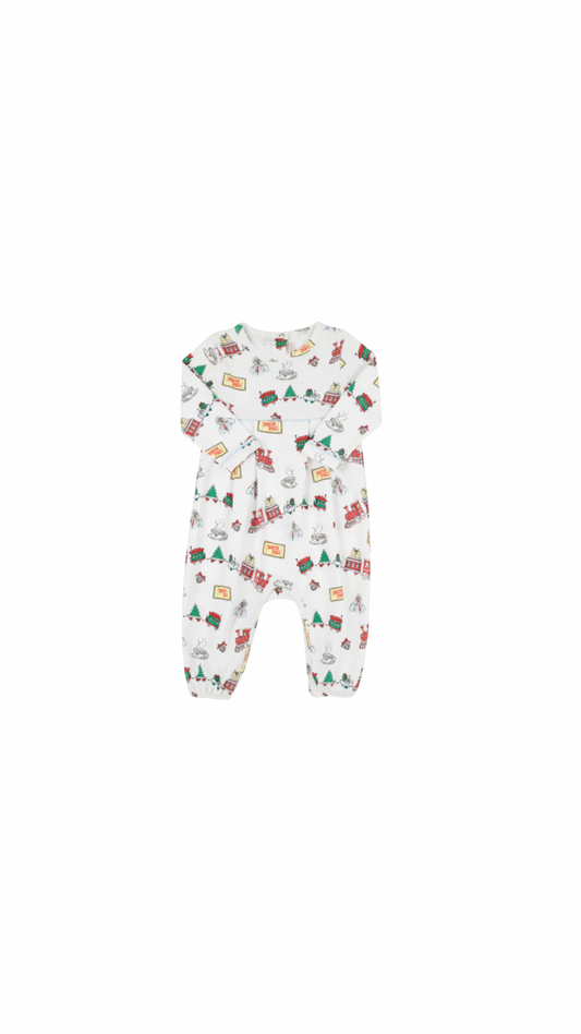TBBC Express/Buckhead Blue Long Sleeve Bradford Romper