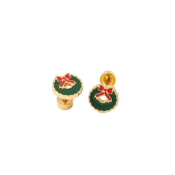 Wreath Stud Earrings