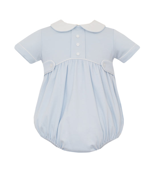 Light Blue Knit Boy Bubble