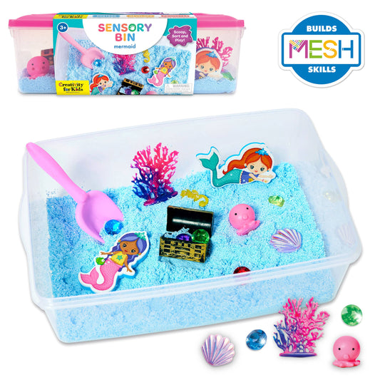 Sensory Bin Mermaid Activity Bin
