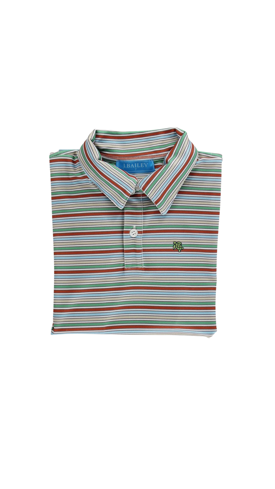 Performance Harry Long Sleeve Striped Polo - Hazel