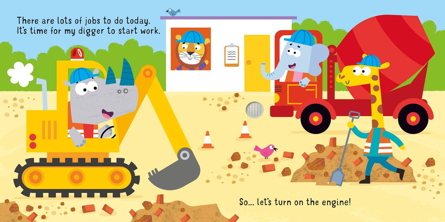 Let's go on a Digger sound book : Usborne