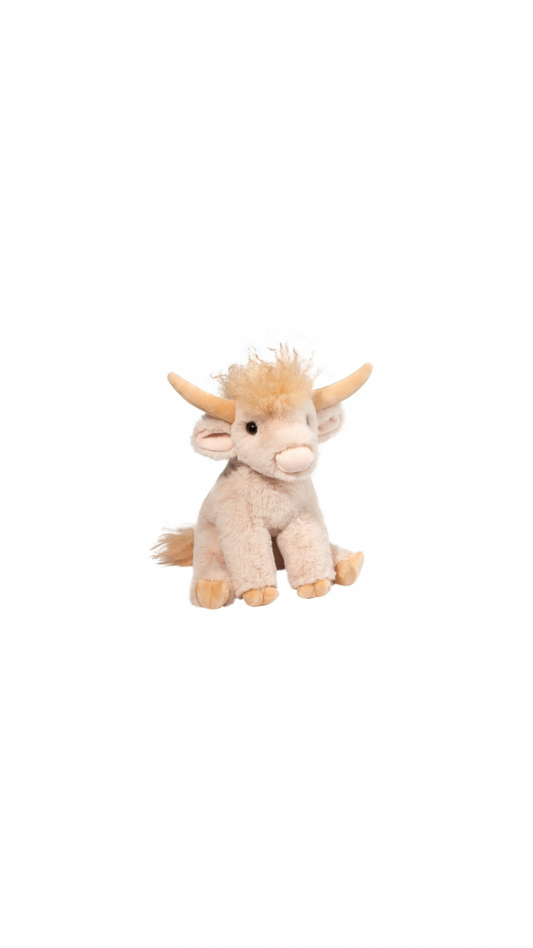 Laddie Cream Highland Cow