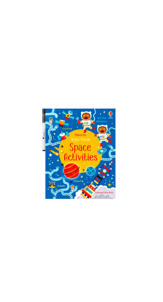Wipe-Clean Space Activities