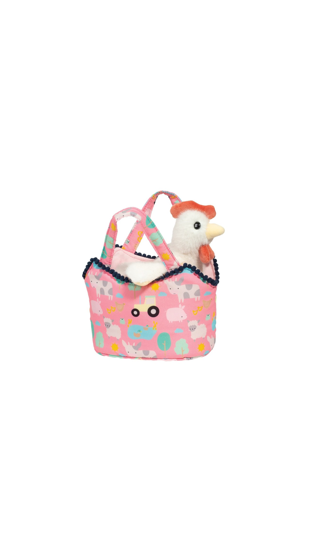 Farm Friends Sassy Sak with White Hen