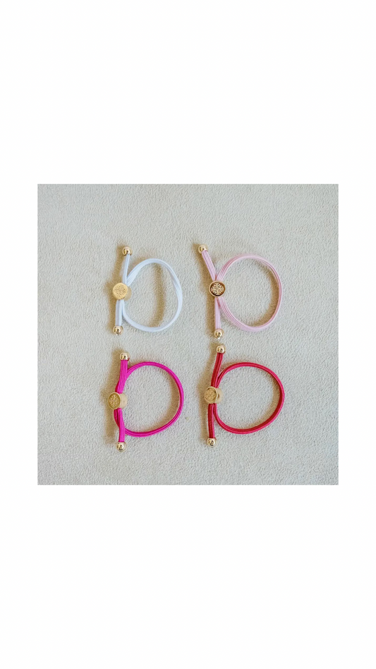 Kids Hair Tie Set - Pink