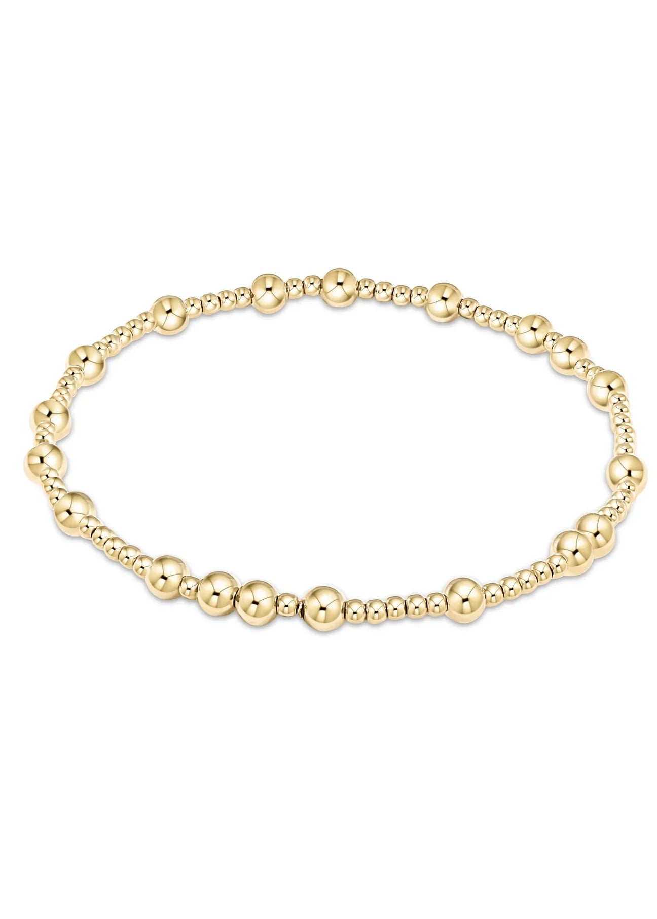 egirl Hope Unwritten 4mm Bead Bracelet Gold