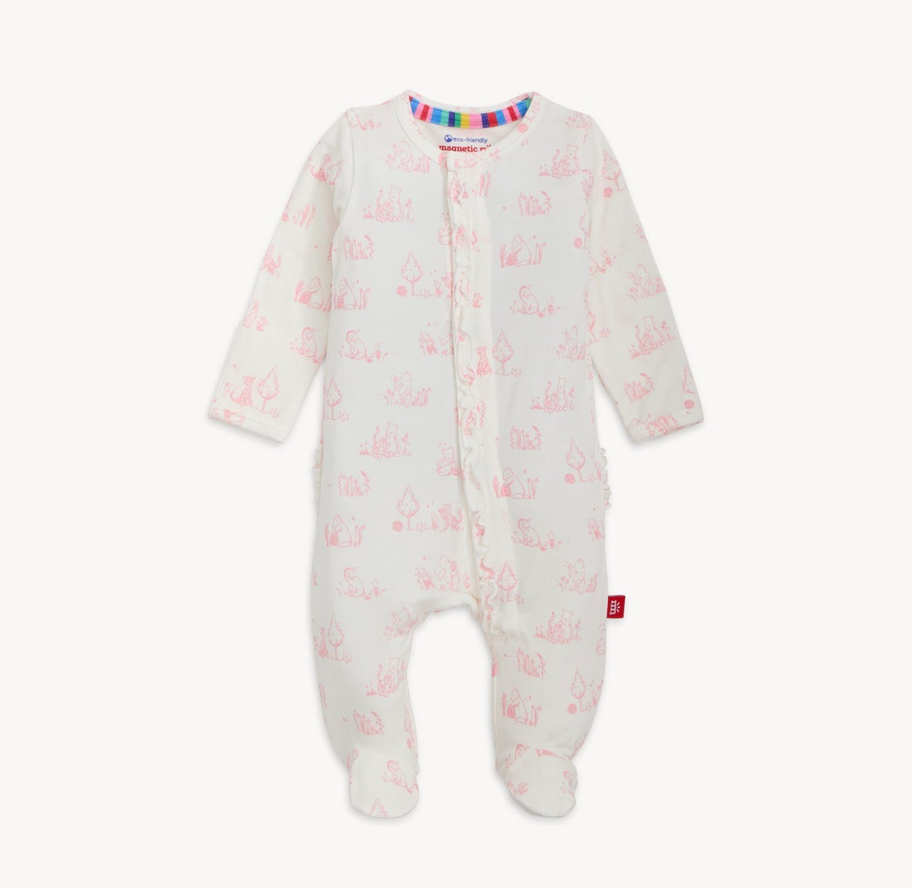 Sweeter Than Hunny Magnetic Footie with Ruffle