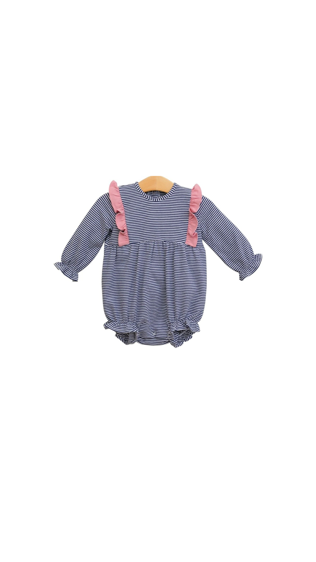 Olivia Bubble Navy Stripe/Pink