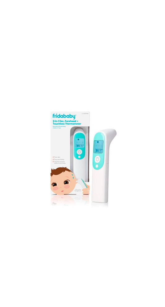 3-In-1 Ear, Forehead + Touchless Infrared Thermometer