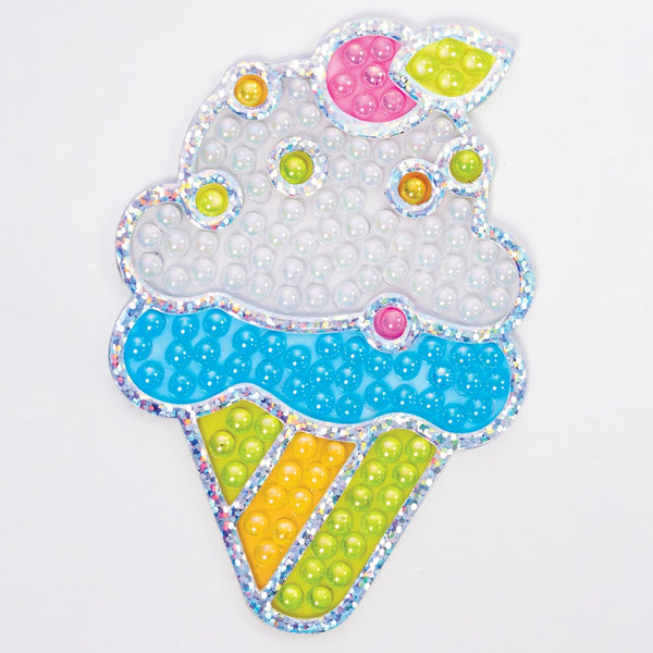 Bubble Gems Super Sticker Diamond Painting Kit - Ice Cream
