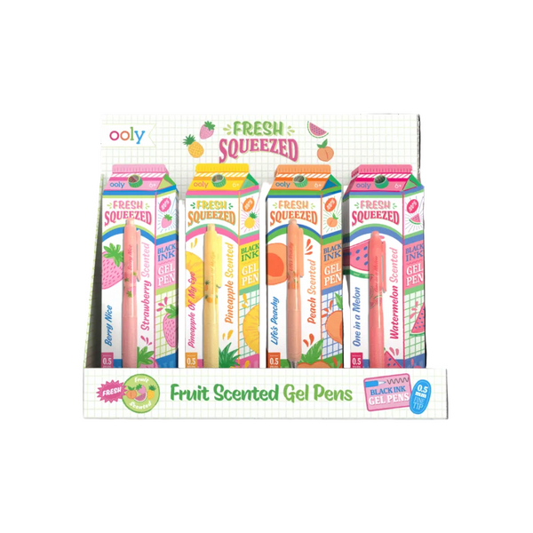 Fresh Squeezed Black Ink Scented Gel Pens