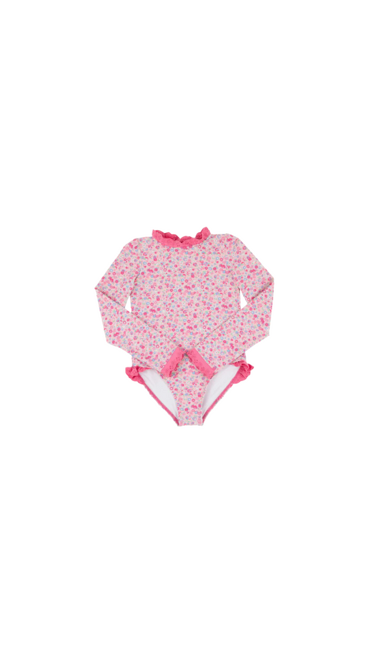 Sarasota Surf-Suit UPF Mabelton Mini Floral (Pink)/Romany Rose