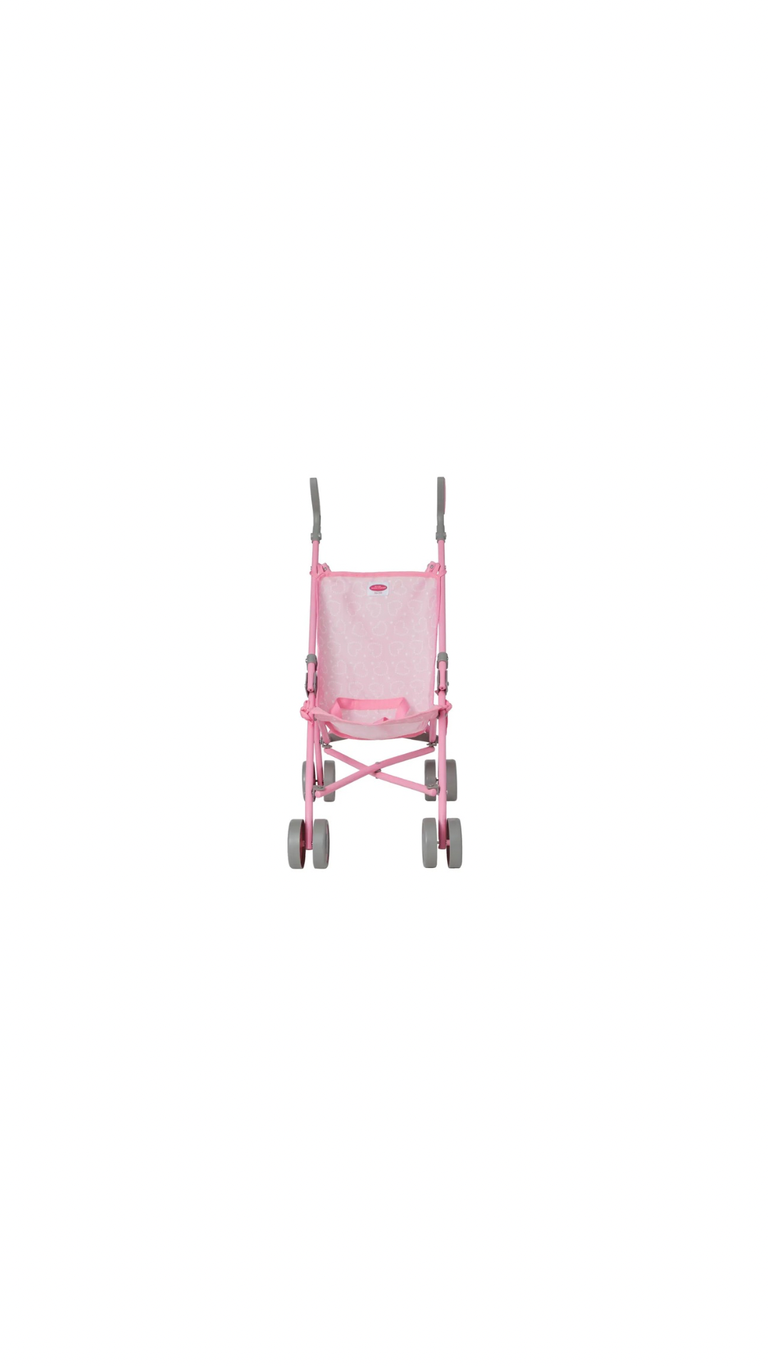 18in Pink Hearts Umbrella Stroller