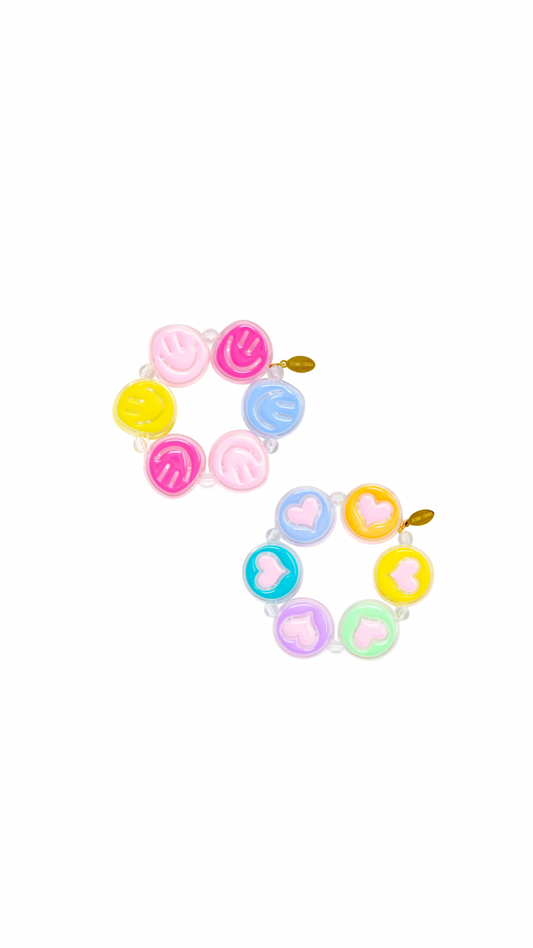 Jumbo Hearts & Smiles Bracelet Tower