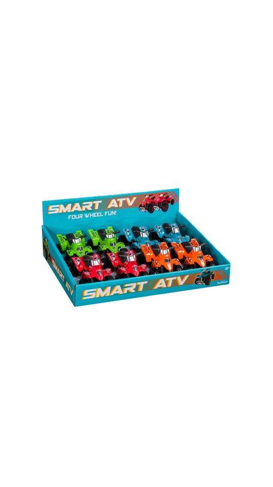 Smart Atv, Pull Back Toy, Assorted